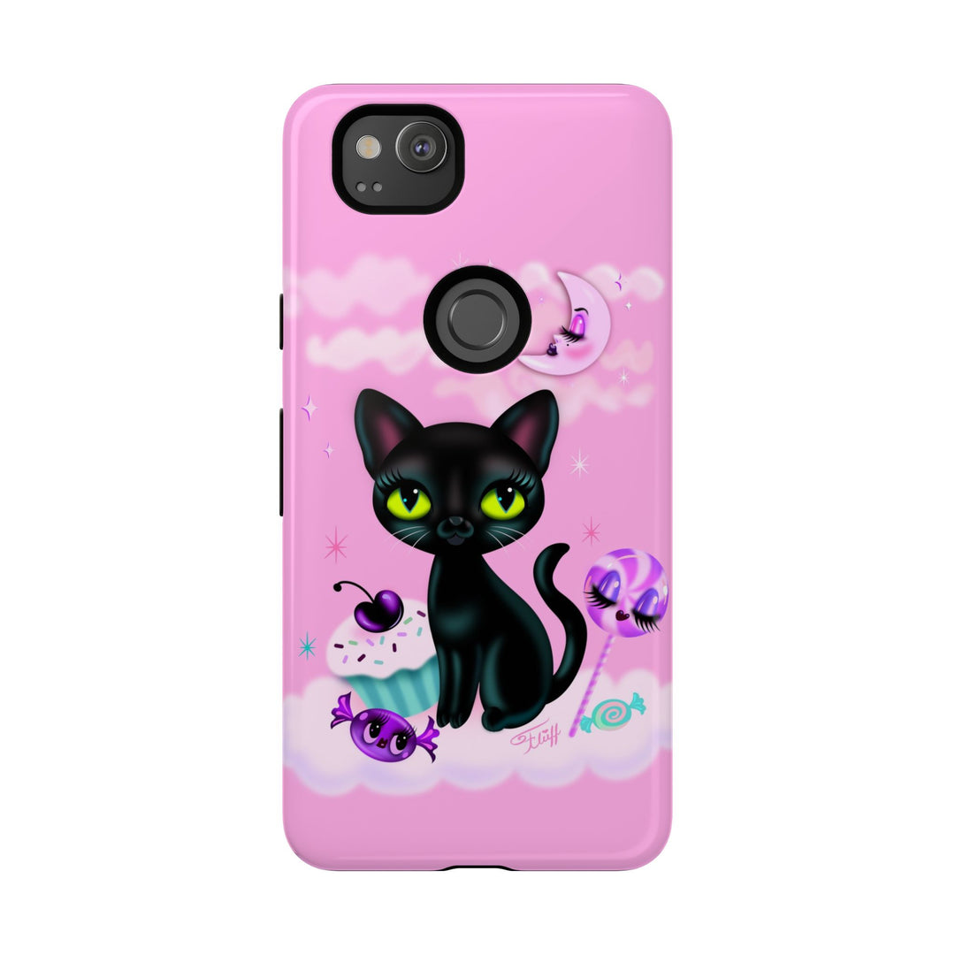 Vyolette in the Sky with Candies Pink • Tough Phone Case