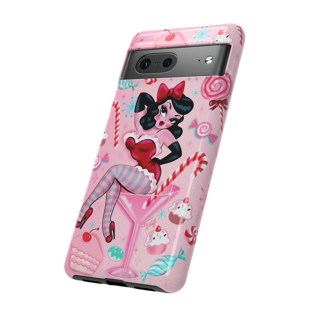 Candy Cane Martini Girl • Case Mate Galaxy S7 & S9 Slim Phone Case