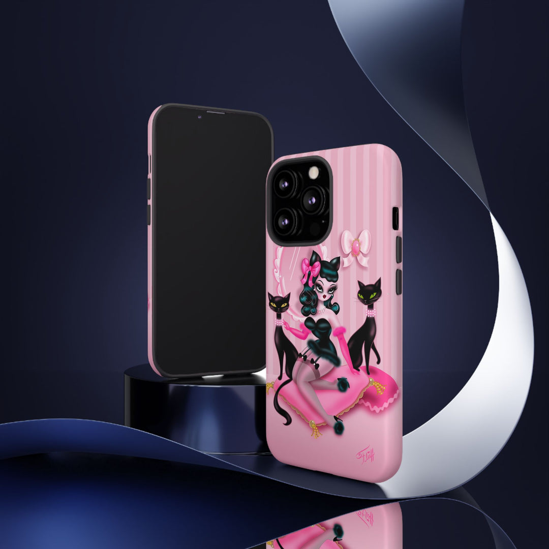 Kitten Boudoir Doll • Tough Phone Case