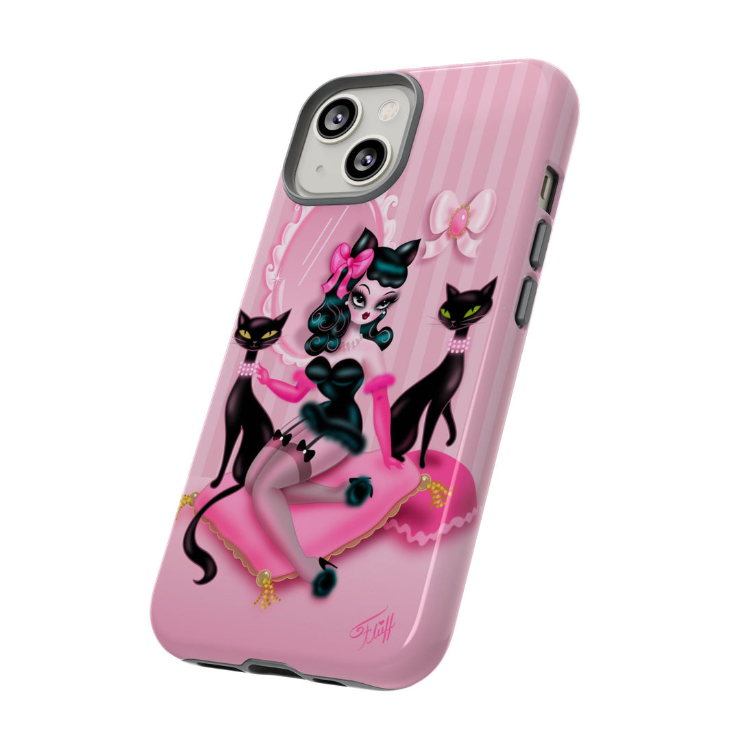 Kitten Boudoir Doll • Tough Phone Case