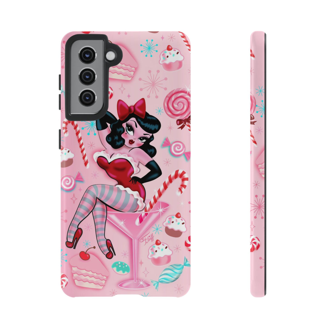 Candy Cane Martini Girl • Case Mate Galaxy S7 & S9 Slim Phone Case