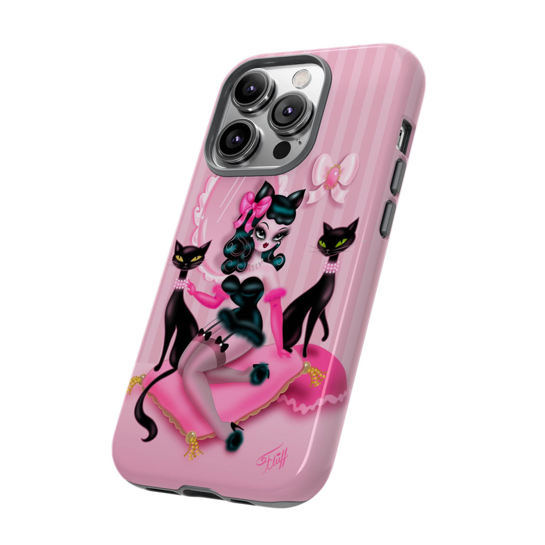 Kitten Boudoir Doll • Tough Phone Case