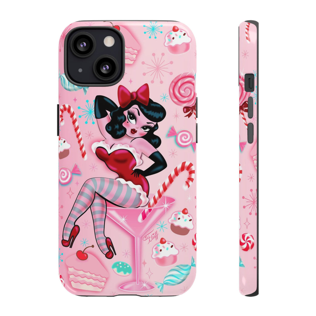 Candy Cane Martini Girl • Case Mate Galaxy S7 & S9 Slim Phone Case