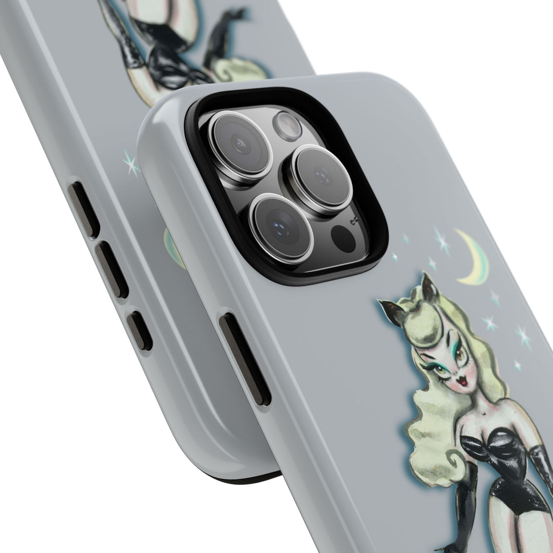 Blonde Cat Girl • Tough Phone Case