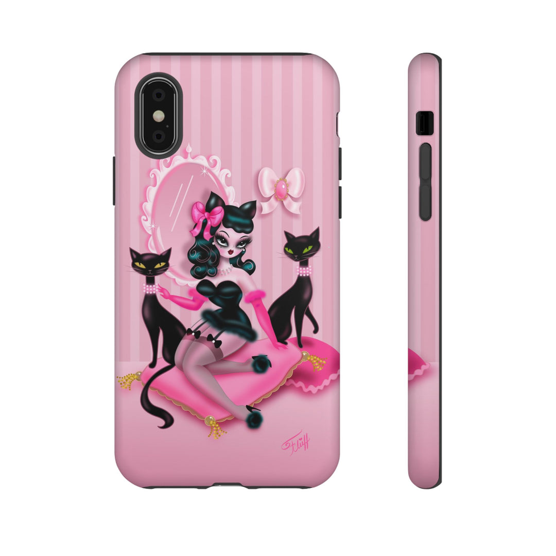 Kitten Boudoir Doll • Tough Phone Case