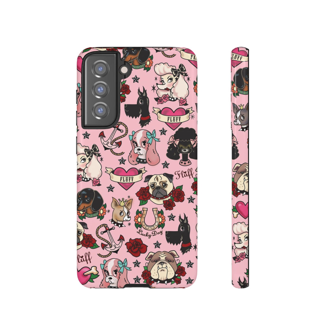 Tattoo Pooch Pink • Tough Phone Case