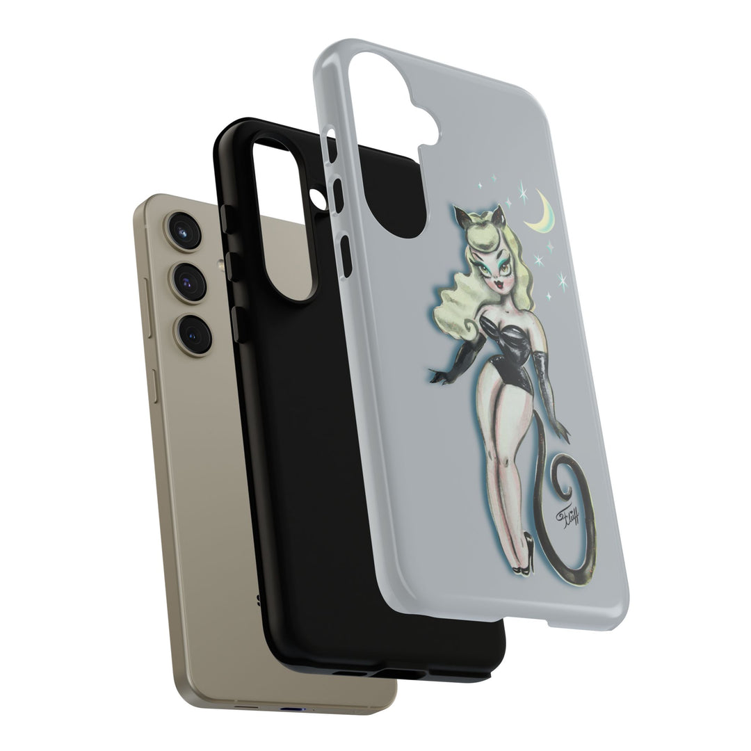 Blonde Cat Girl • Tough Phone Case