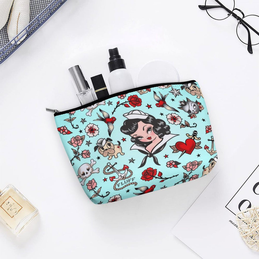 Suzy Sailor Light Blue • Cosmetic Bag