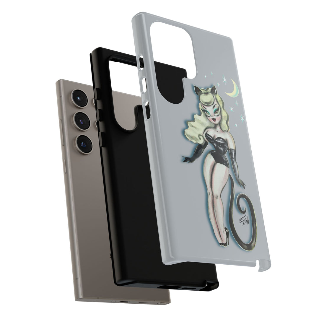 Blonde Cat Girl • Tough Phone Case