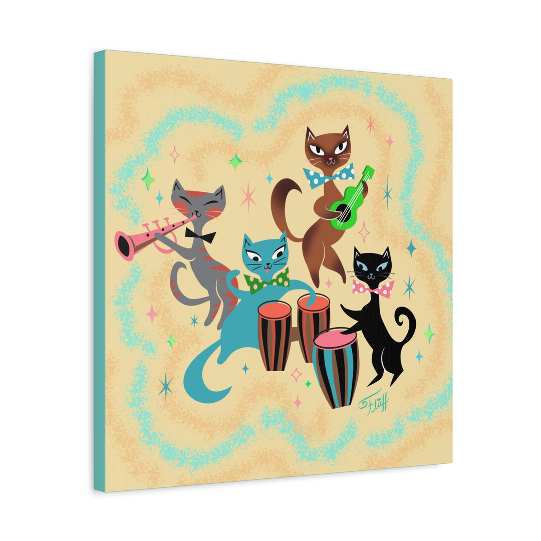 Mambo Kitties Band • Canvas Gallery Wrap 3