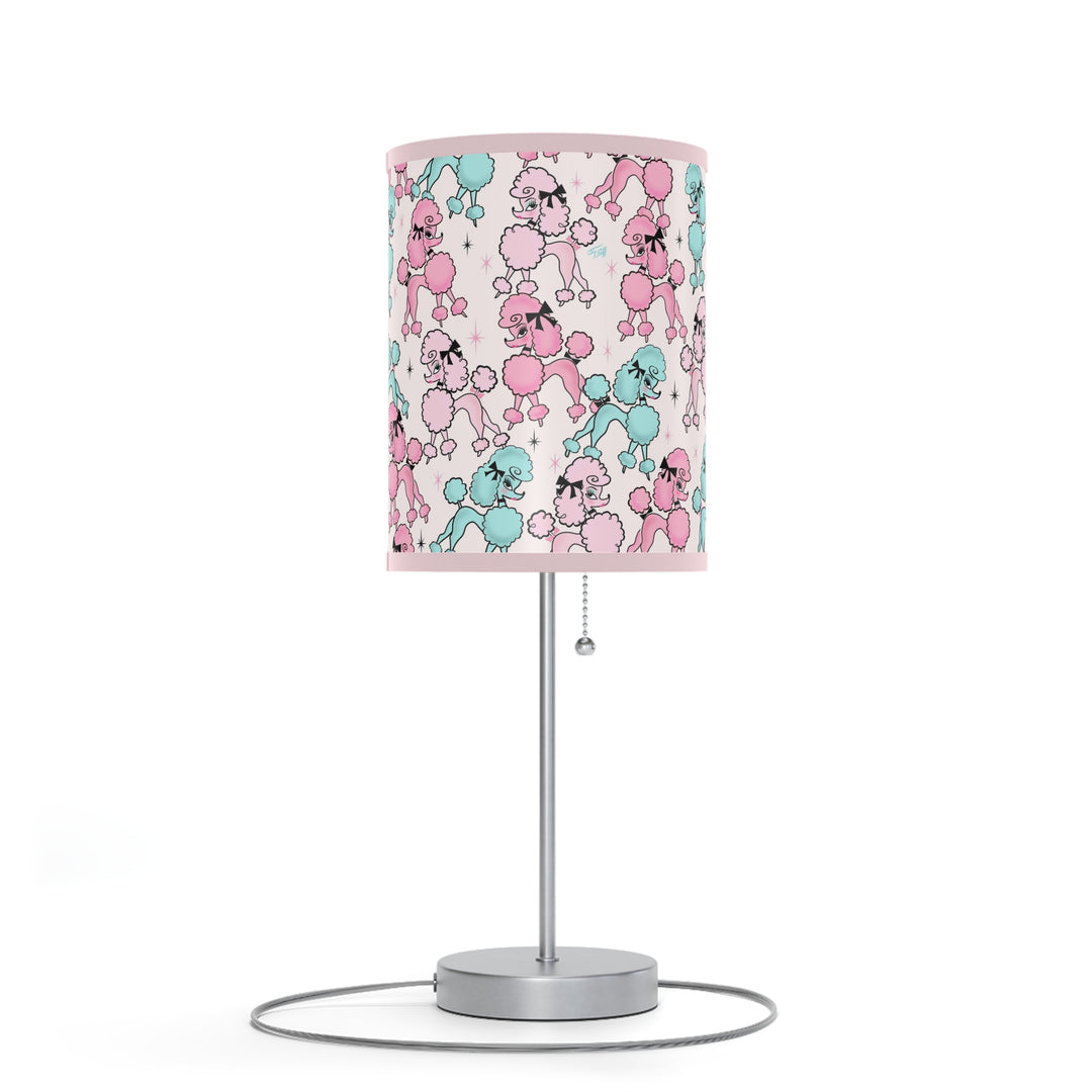 Poodlerama on Cream • Lamp