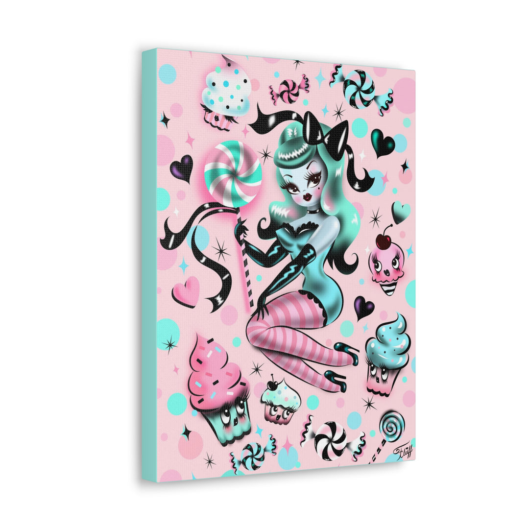 Mint Sugar Doll • Canvas Gallery Wrap