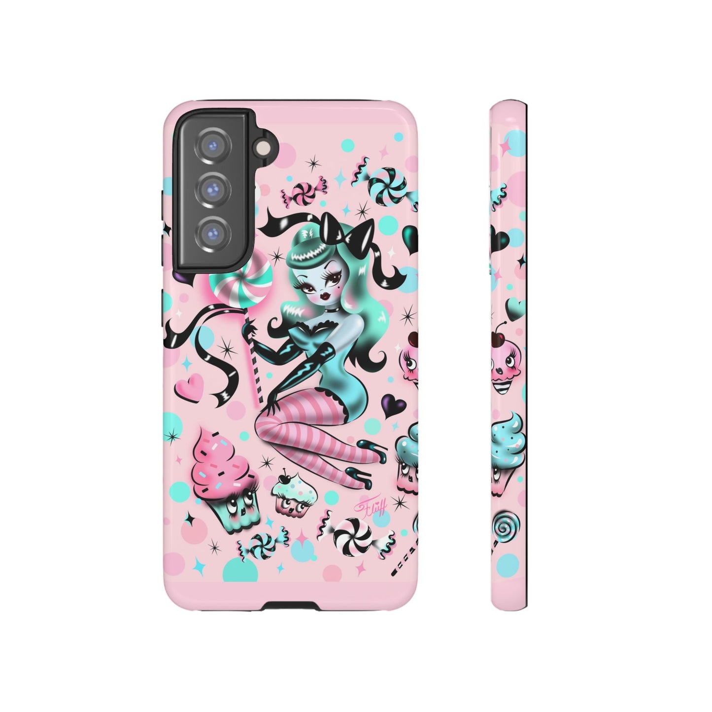 Mint Sugar Pinup • Tough Phone Case