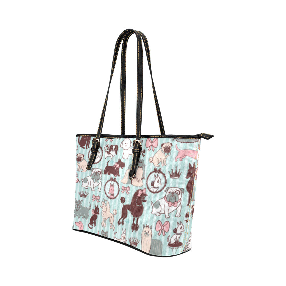 Doggy Boudoir Mint • Purse Tote