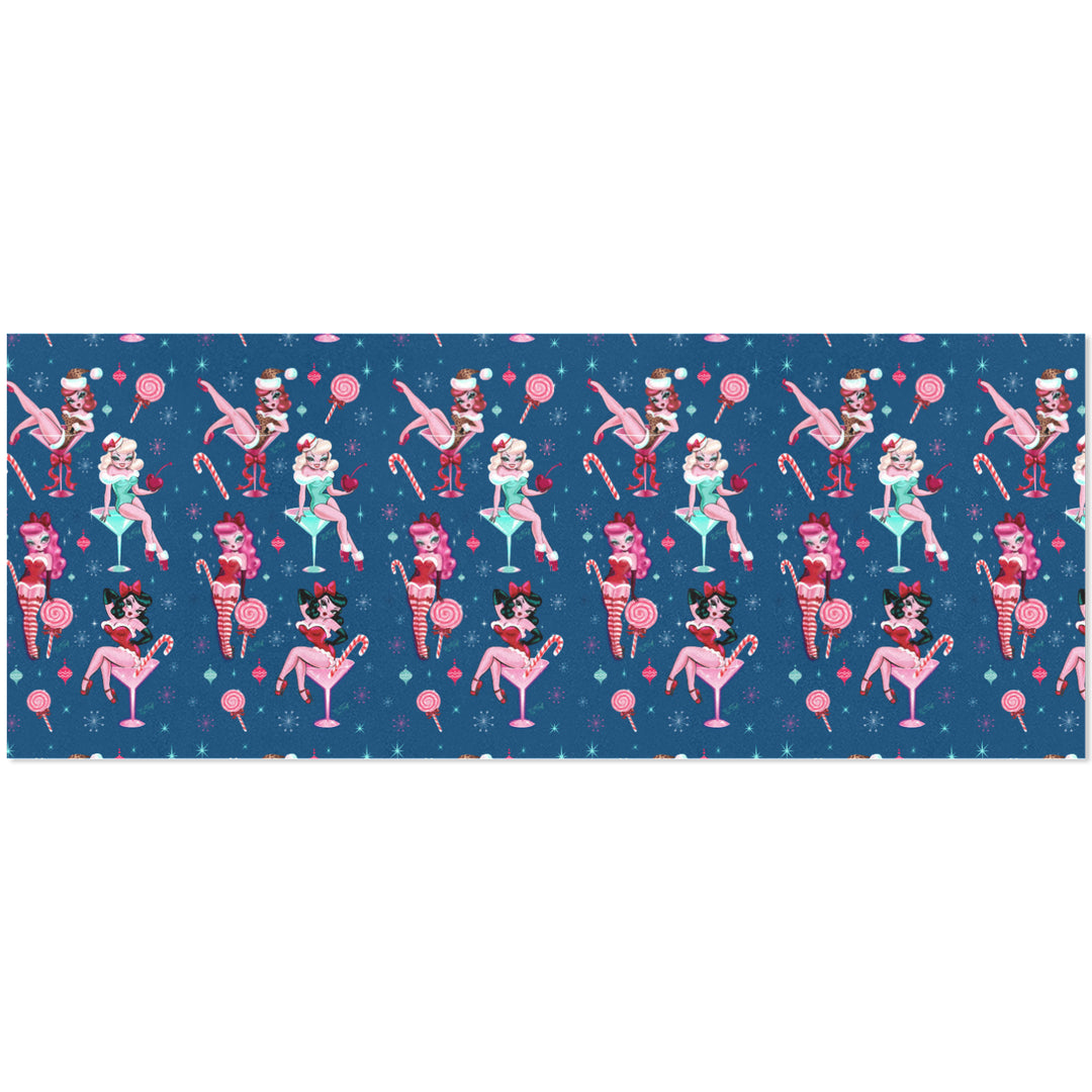 Christmas Candy Martini Pinups • Gift Wrap Paper 3 Rolls