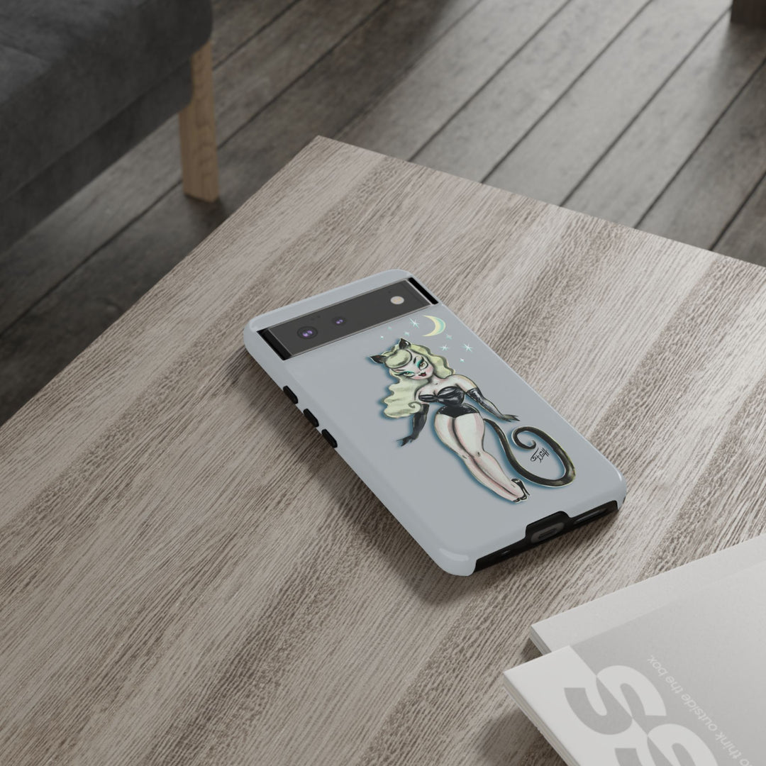 Blonde Cat Girl • Tough Phone Case