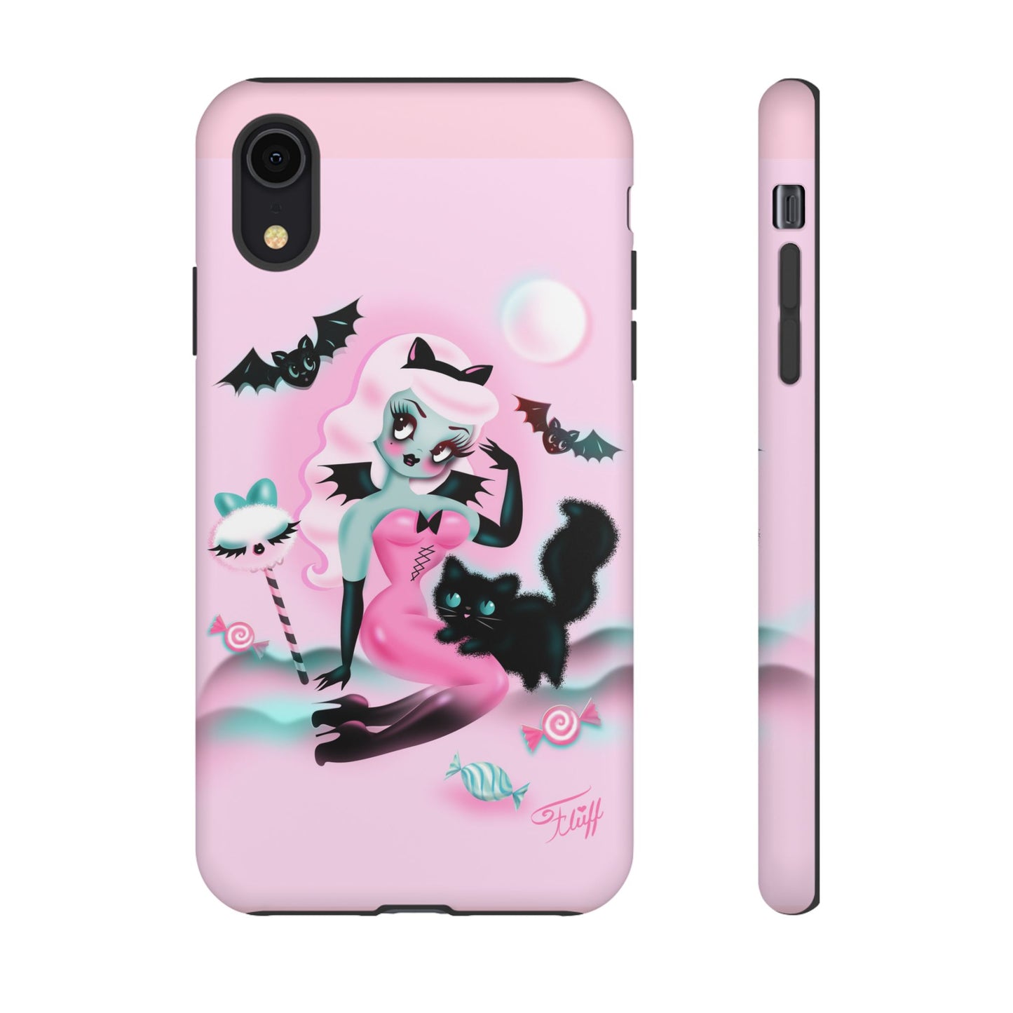 Pastel Candy Vampire with Kitty • Tough Phone Case