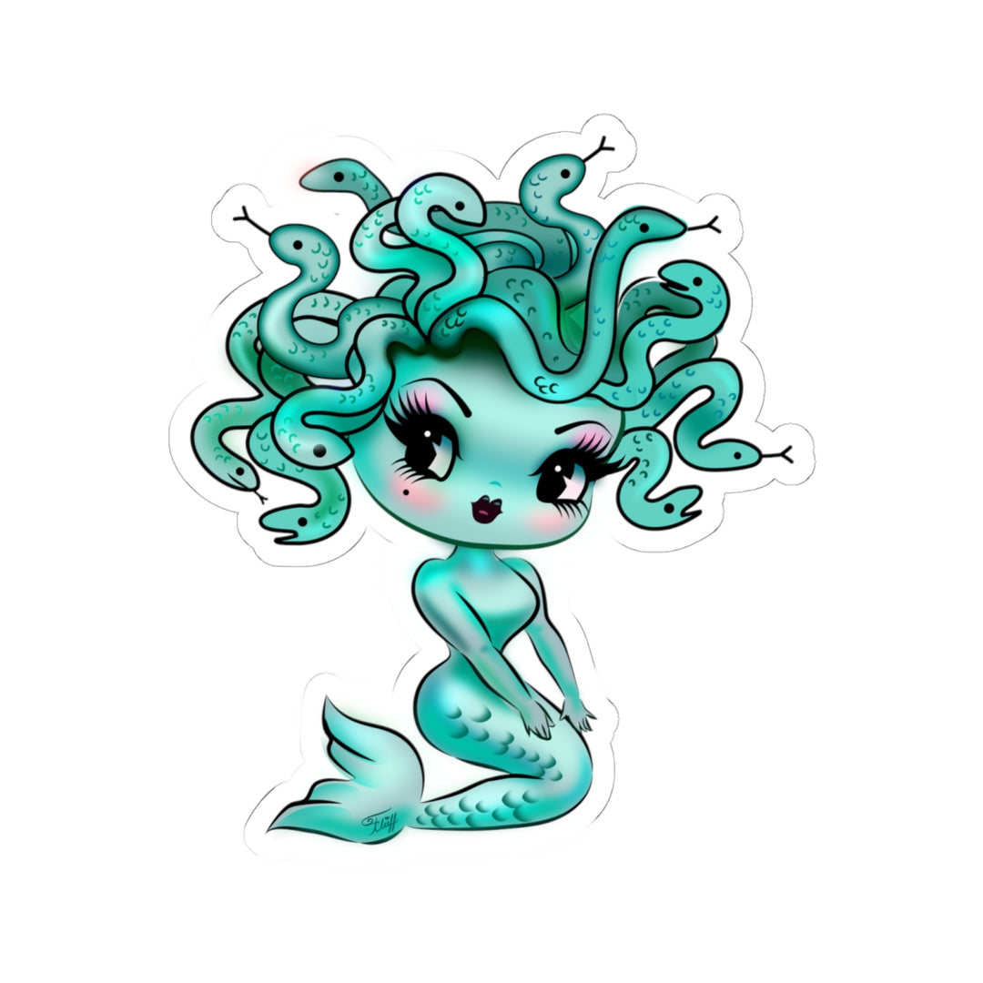 Baby Medusa Mermaid • Kiss-Cut Sticker