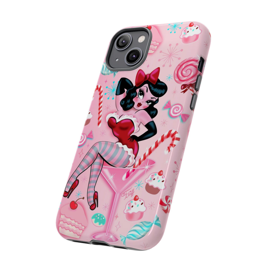 Candy Cane Martini Girl • Case Mate Galaxy S7 & S9 Slim Phone Case