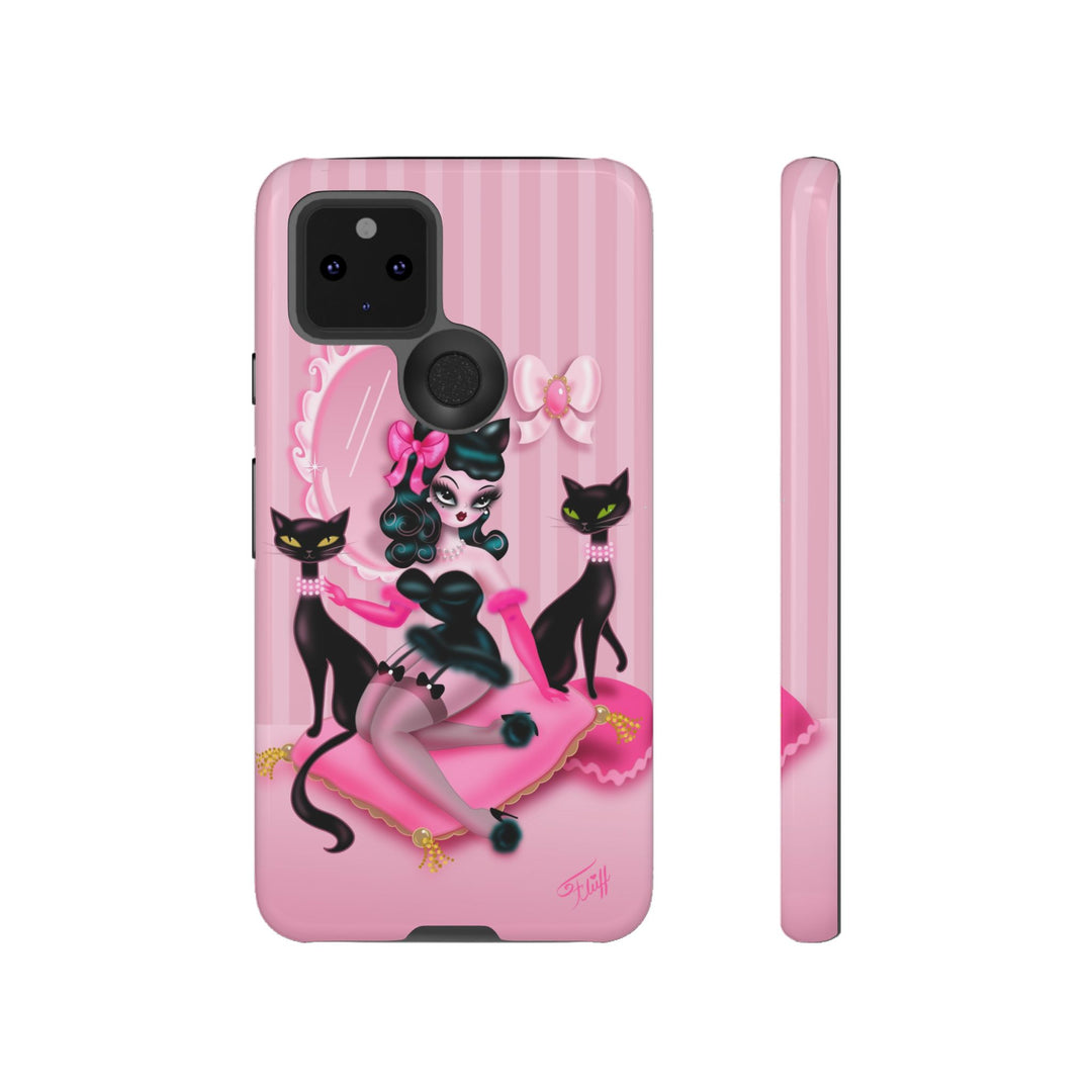 Kitten Boudoir Doll • Tough Phone Case