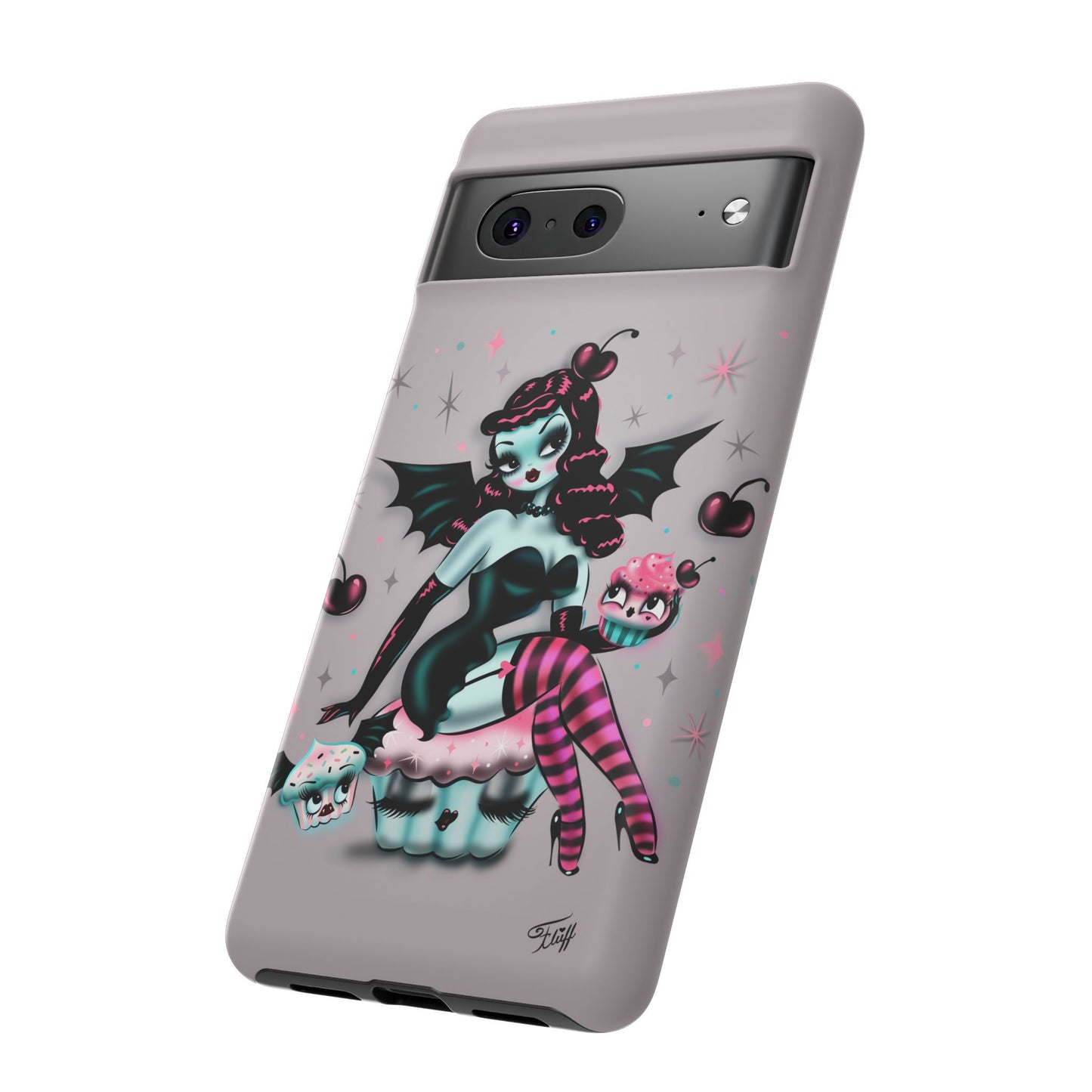 Spooky Cupcake Doll • Tough Phone Case