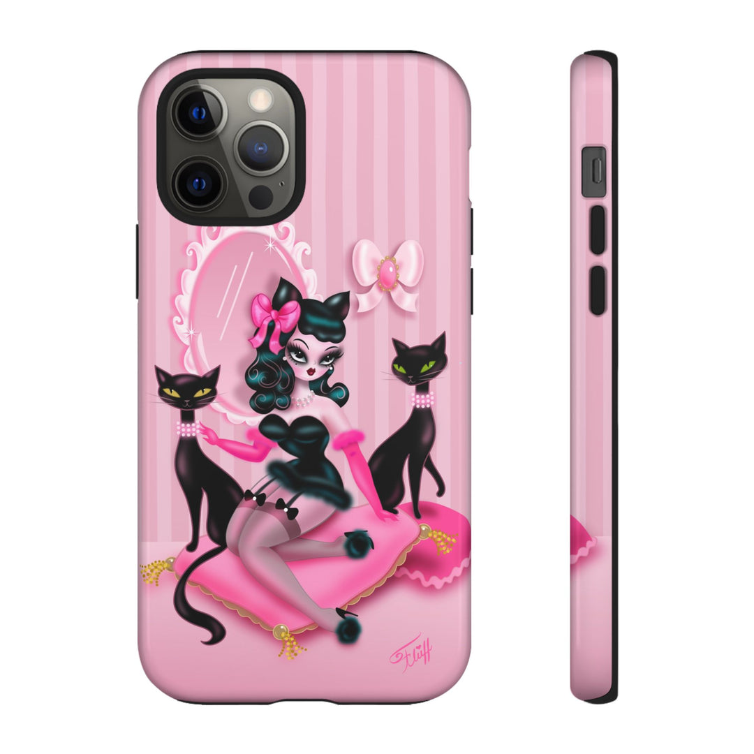 Kitten Boudoir Doll • Tough Phone Case