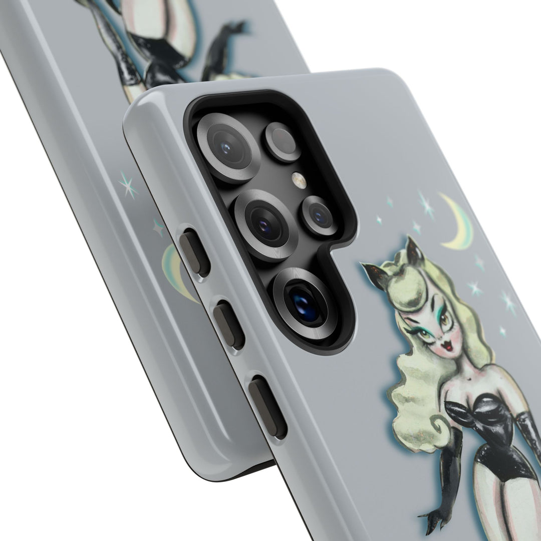Blonde Cat Girl • Tough Phone Case