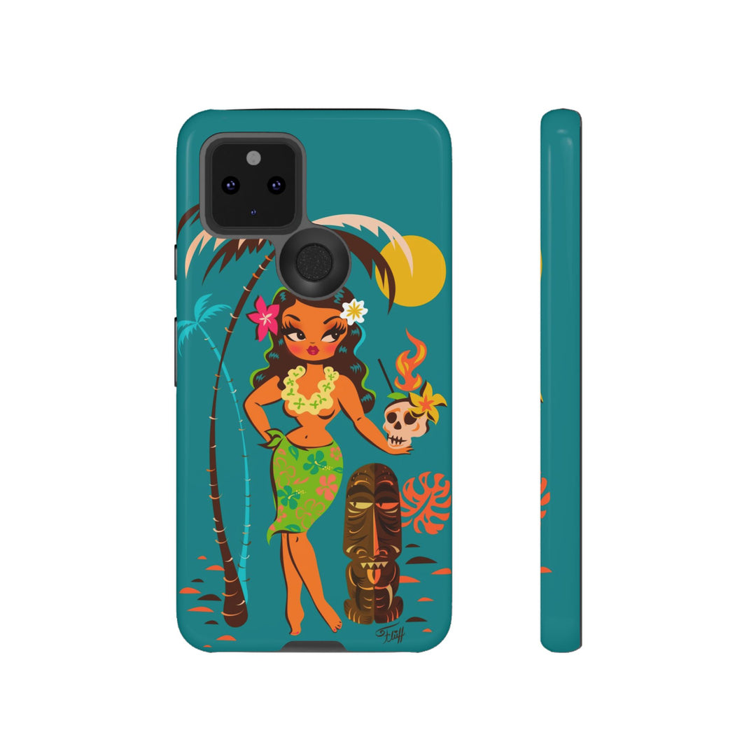Tiki Temptress • With Skull Mug • Phone Case