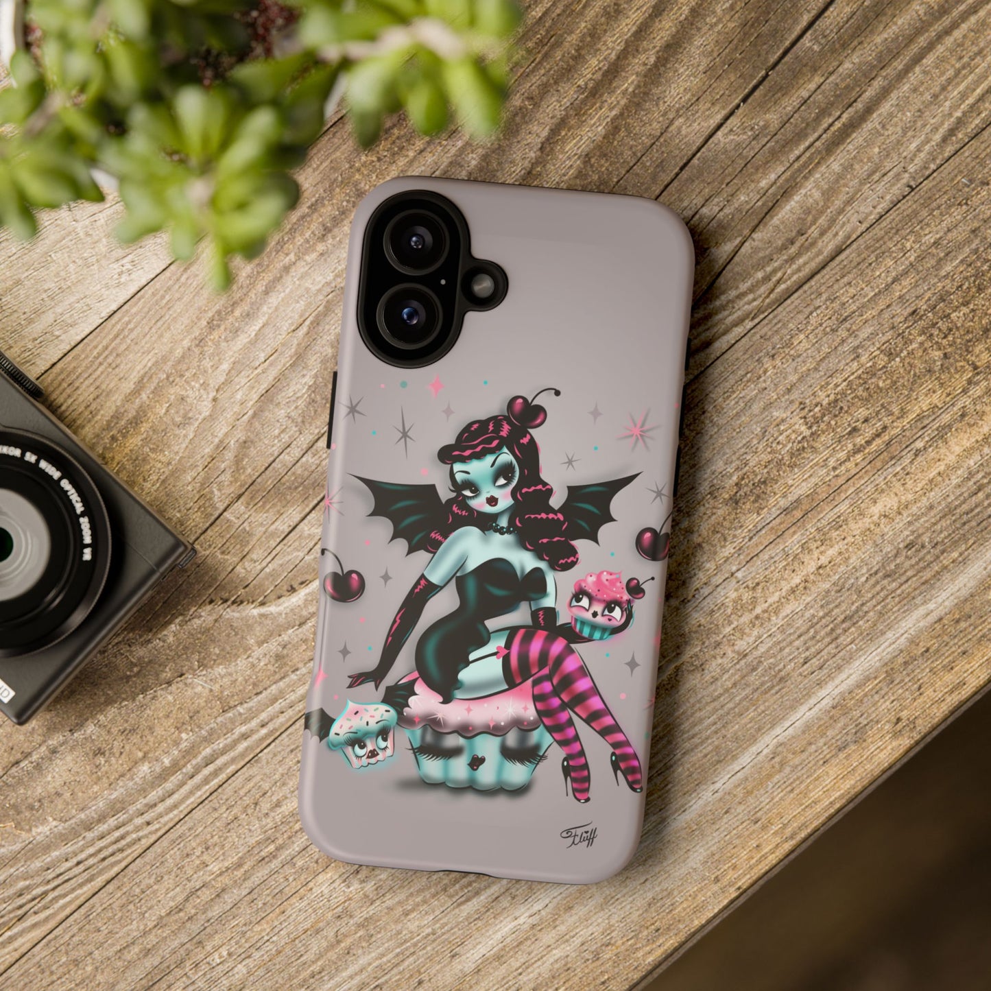 Spooky Cupcake Doll • Tough Phone Case