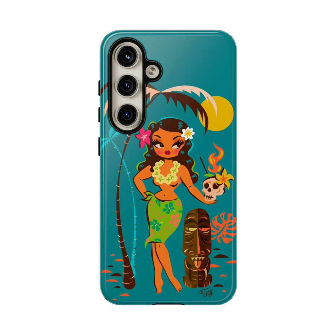 Tiki Temptress • With Skull Mug • Phone Case