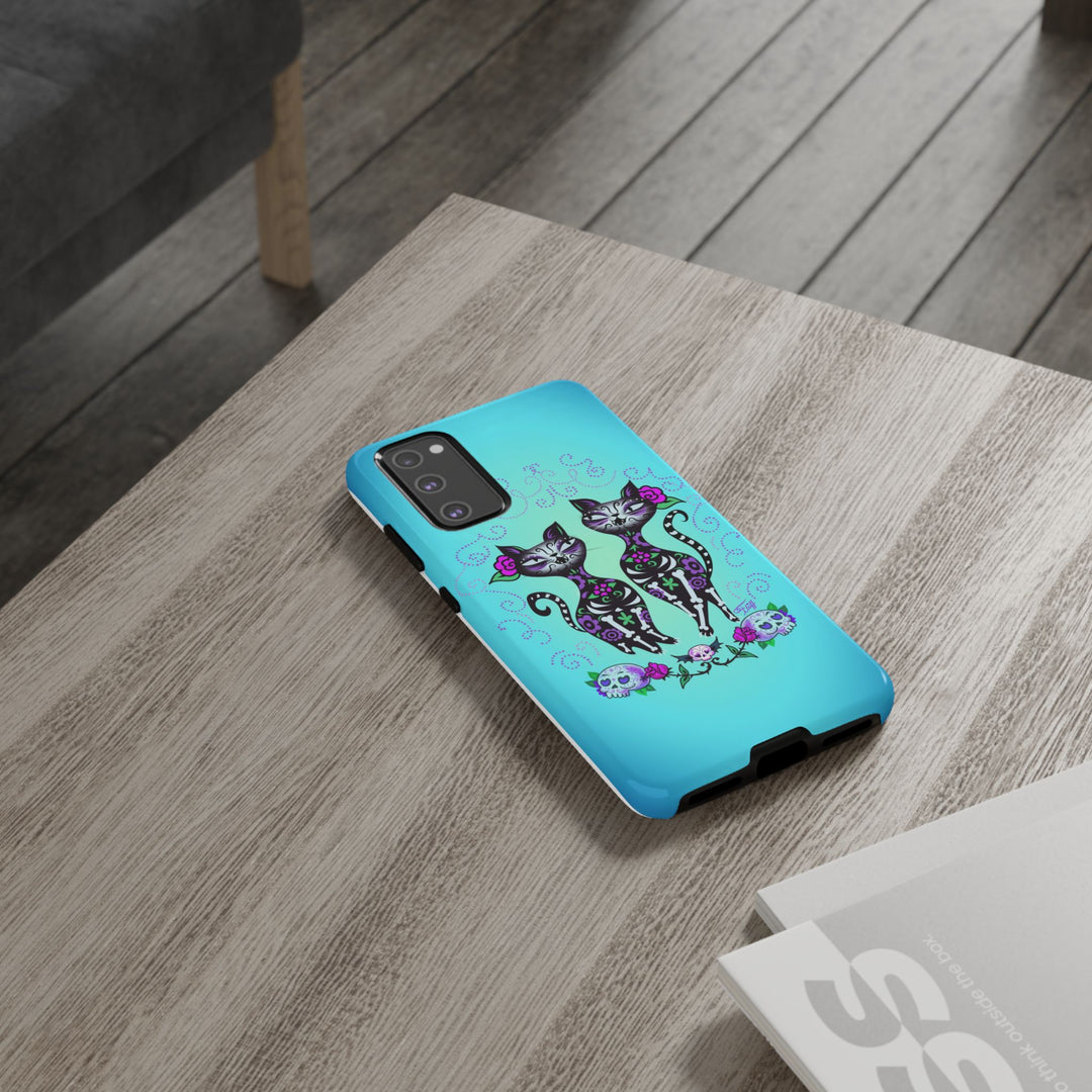 Sugar Skull Cats • Tough Phone Case