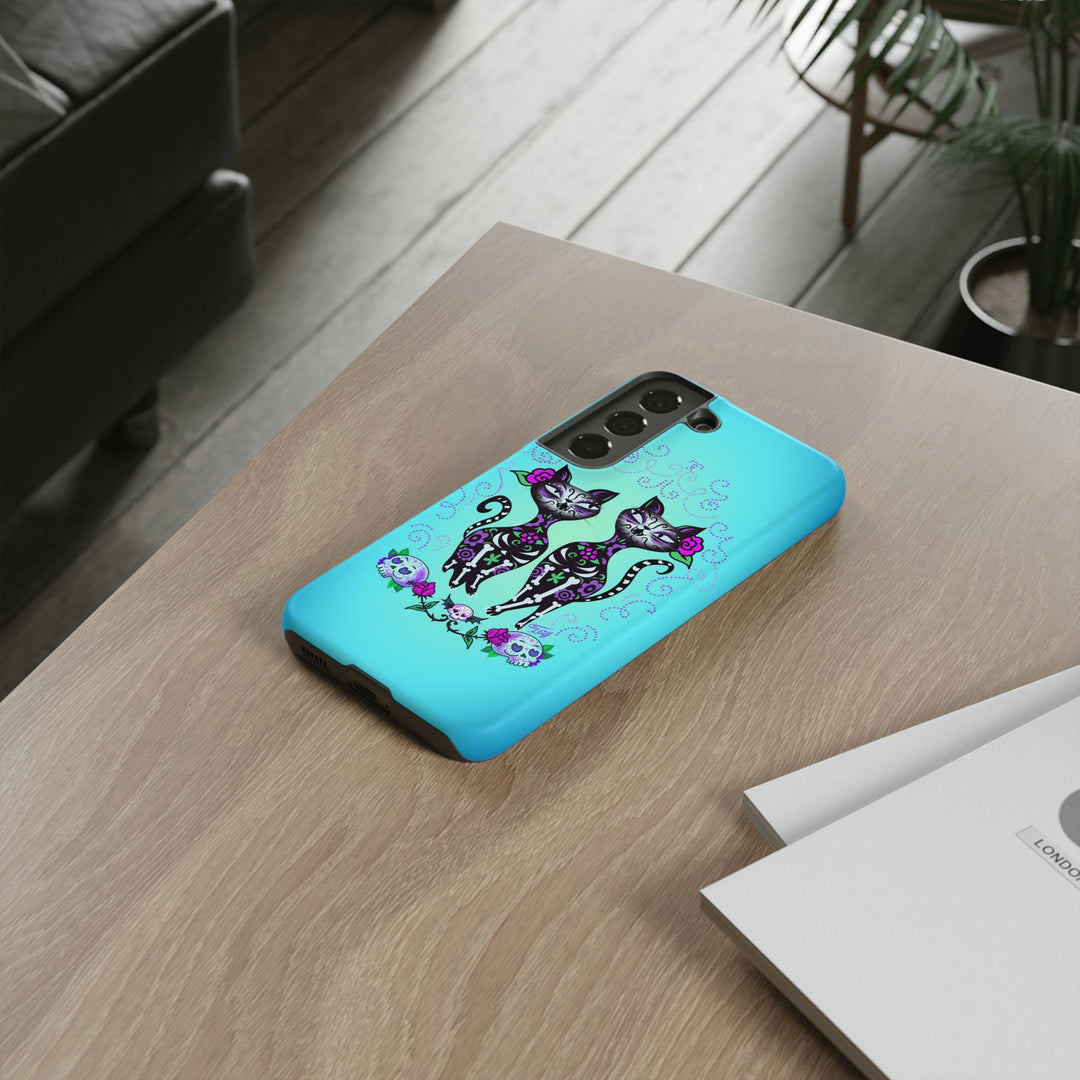 Sugar Skull Cats • Tough Phone Case