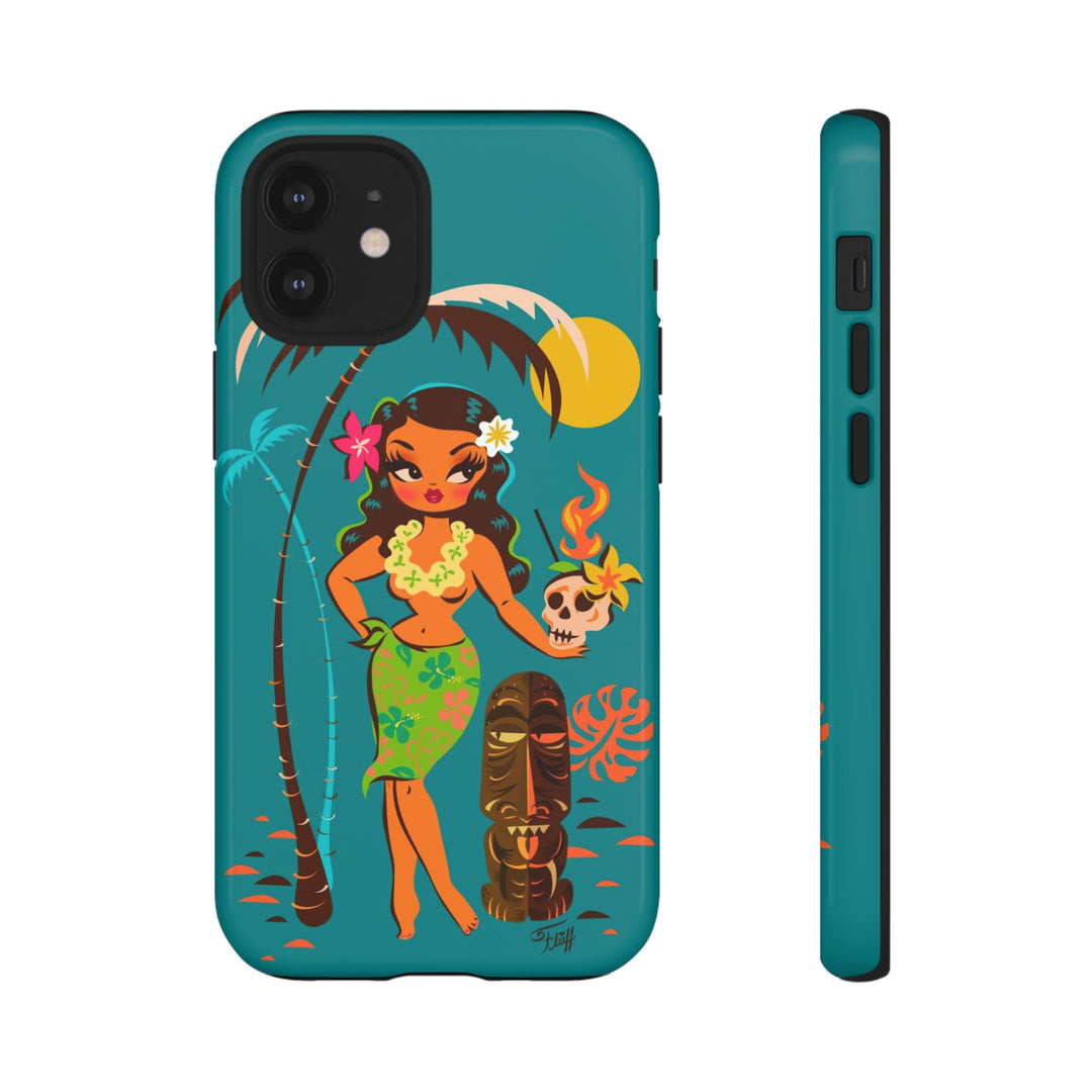 Tiki Temptress • With Skull Mug • Phone Case