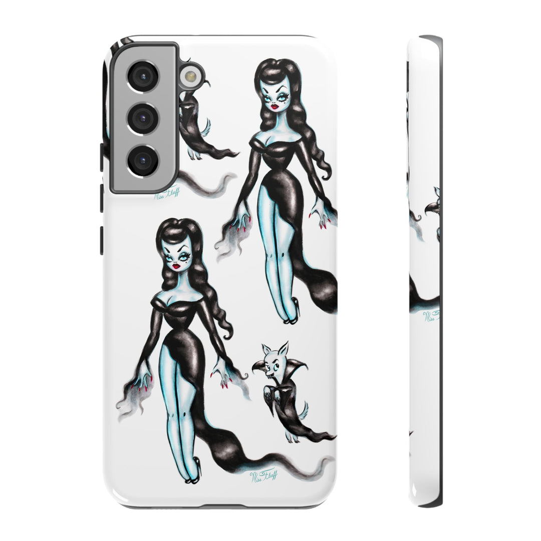 Vampira with Nosferachi • Tough Phone Case