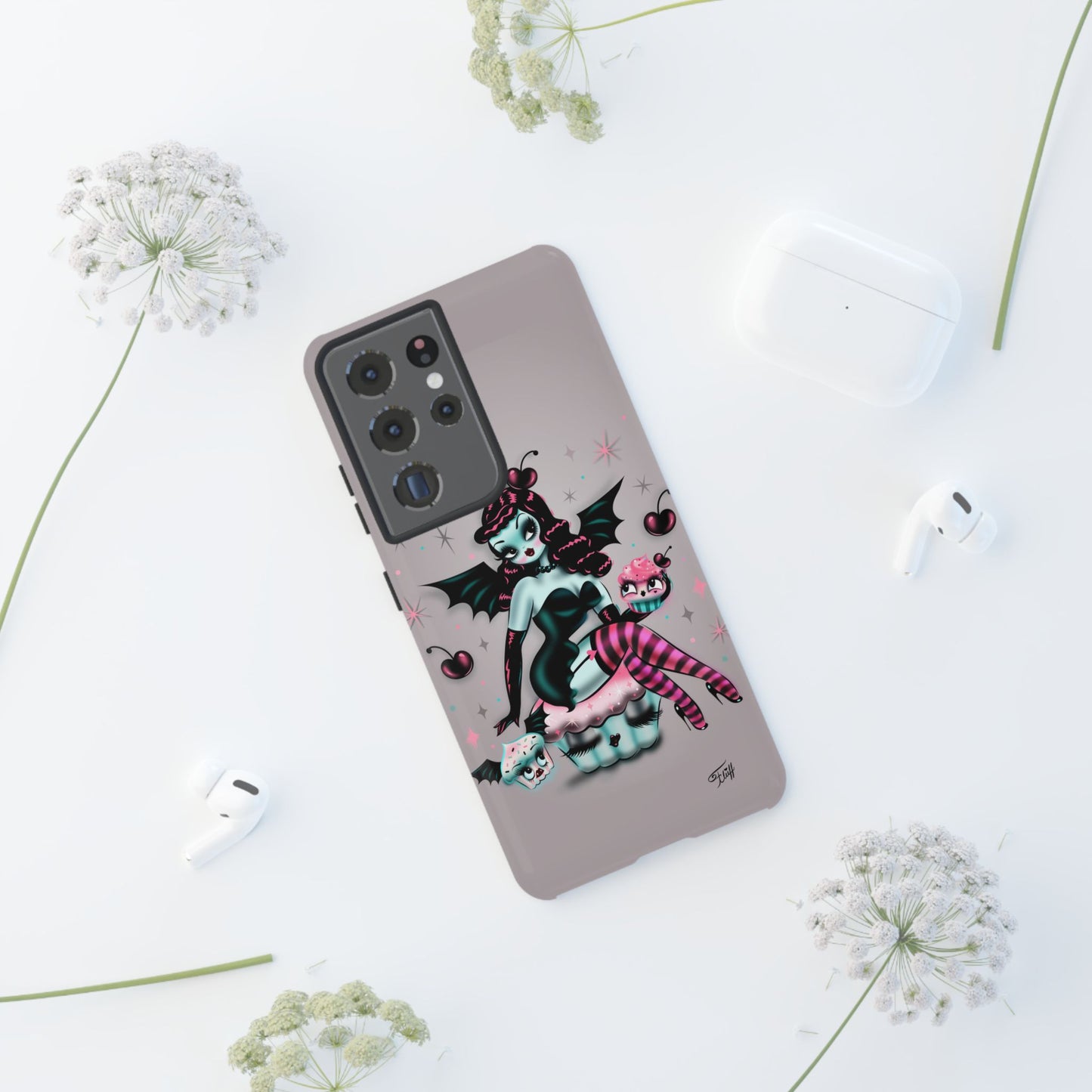 Spooky Cupcake Doll • Tough Phone Case