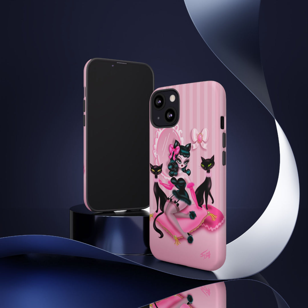 Kitten Boudoir Doll • Tough Phone Case