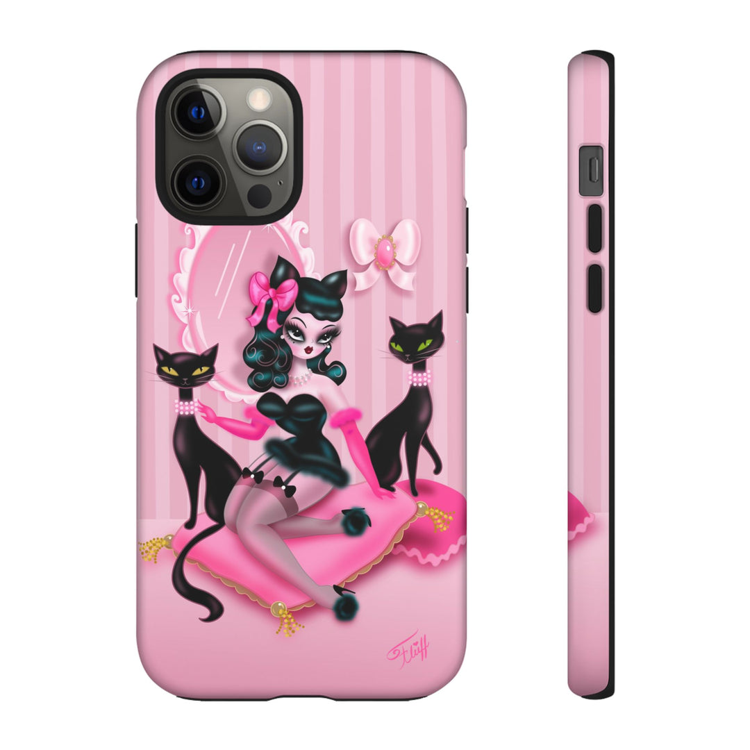 Kitten Boudoir Doll • Tough Phone Case