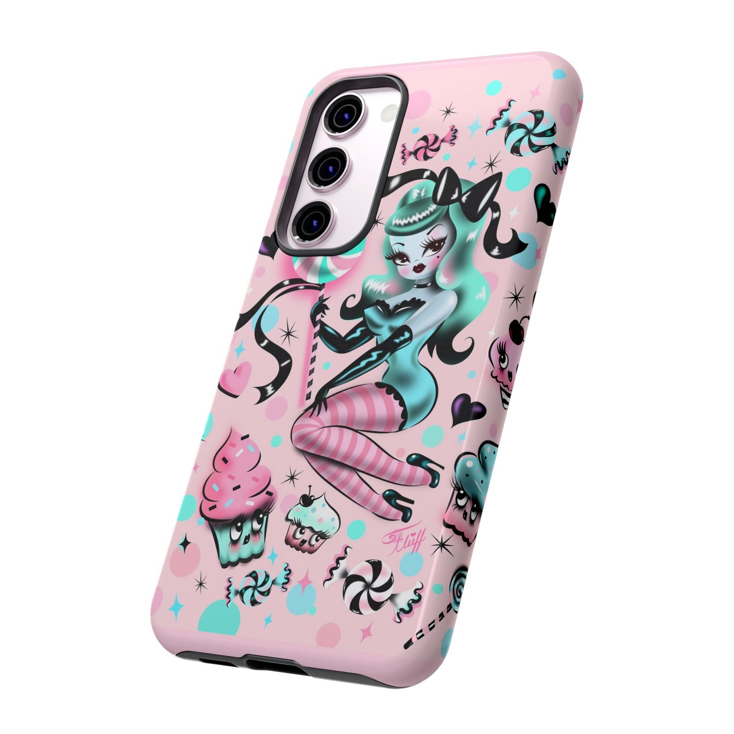 Mint Sugar Pinup • Tough Phone Case