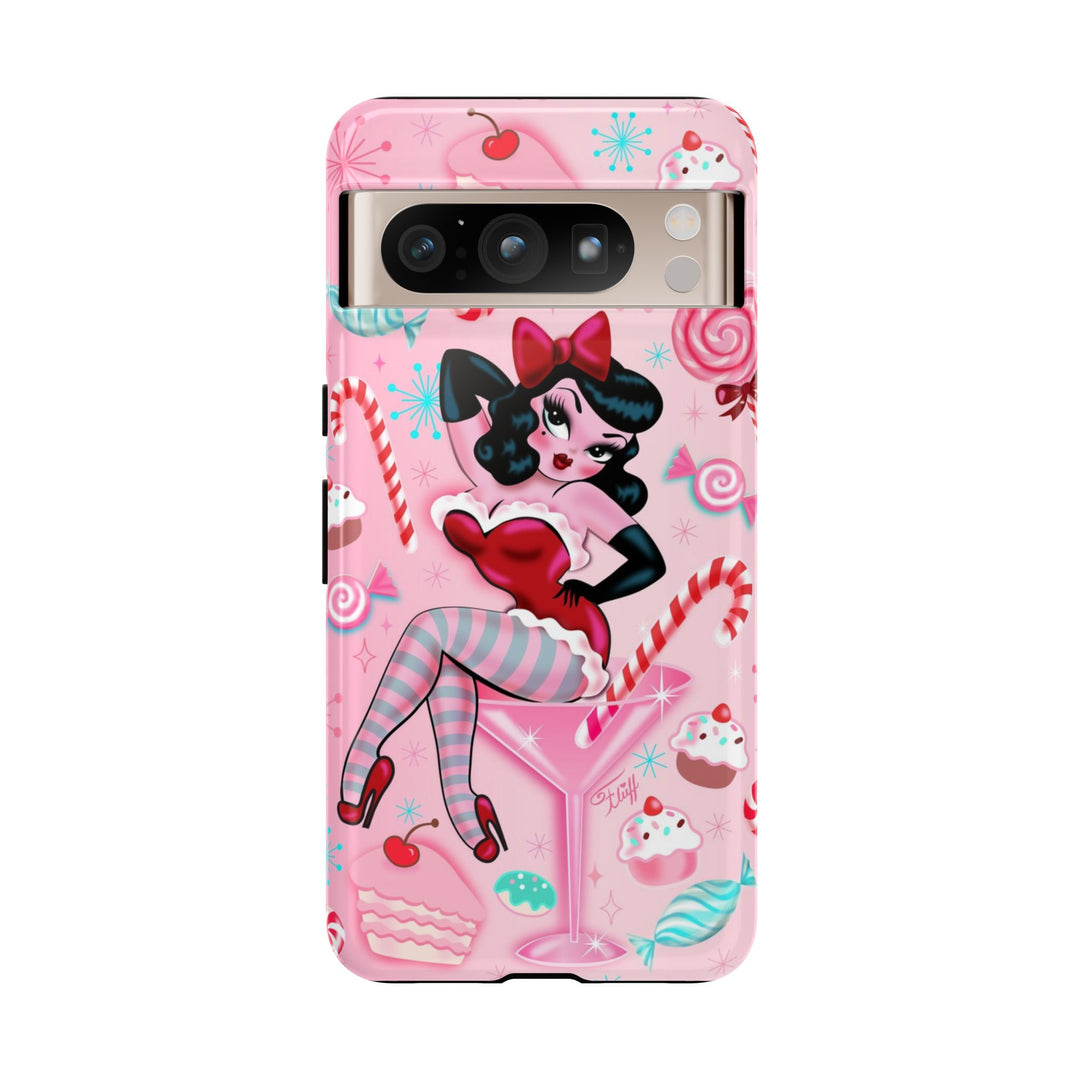 Candy Cane Martini Girl • Case Mate Galaxy S7 & S9 Slim Phone Case