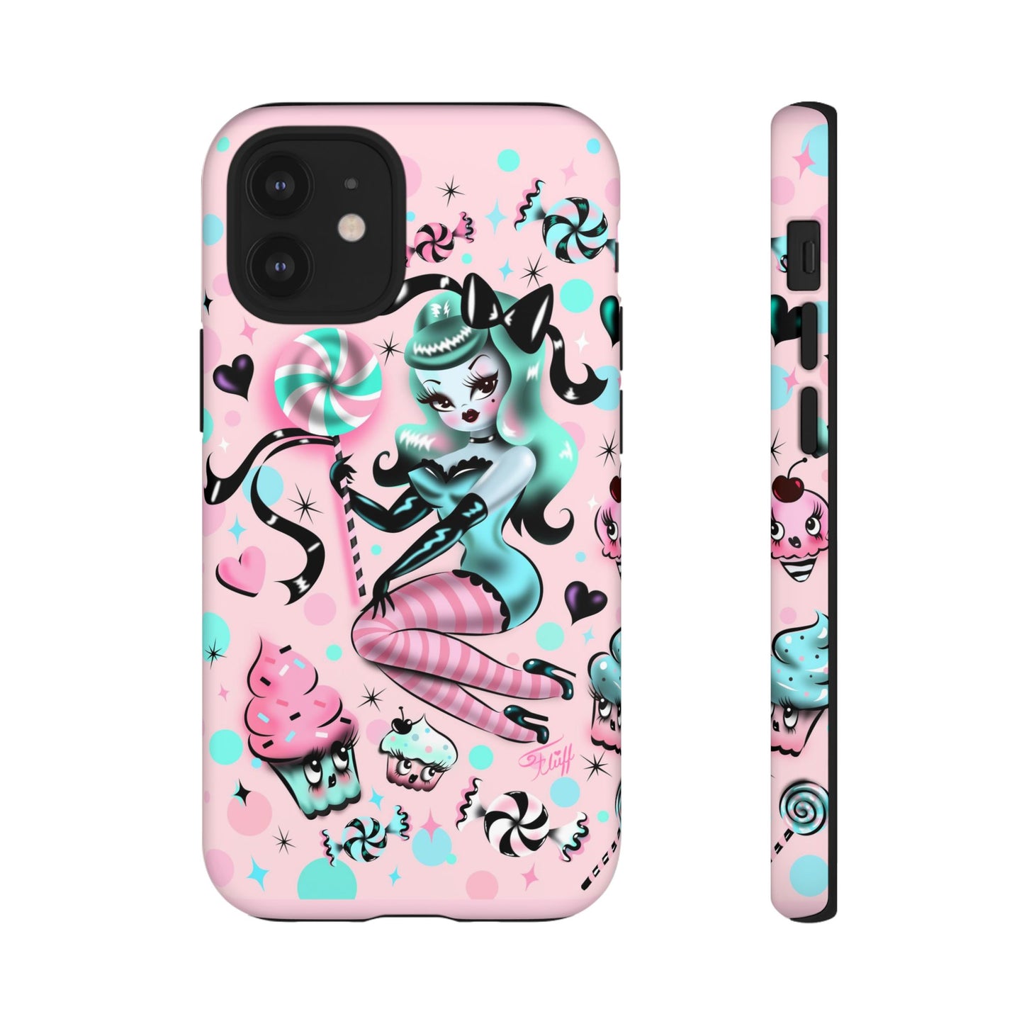 Mint Sugar Pinup • Tough Phone Case