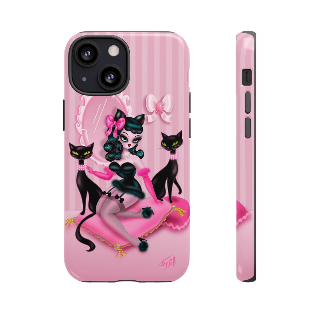 Kitten Boudoir Doll • Tough Phone Case