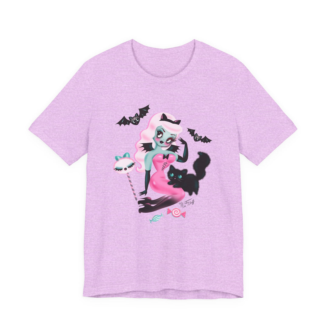 Pastel Candy Vampire with Kitty • Unisex Tee