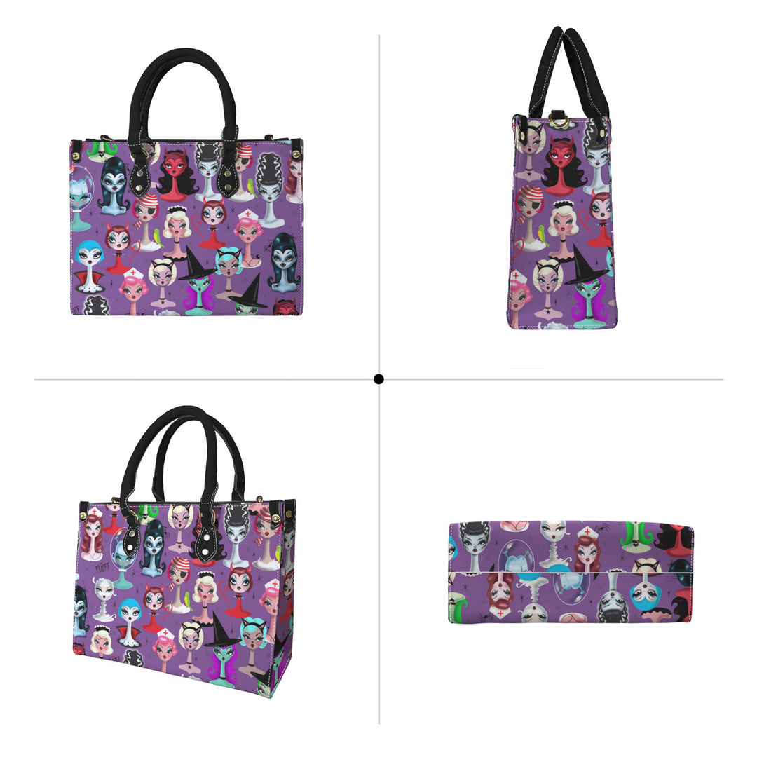 Spooky Dolls Purple • Handbag