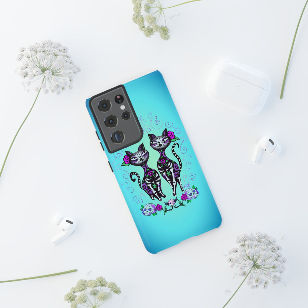 Sugar Skull Cats • Tough Phone Case