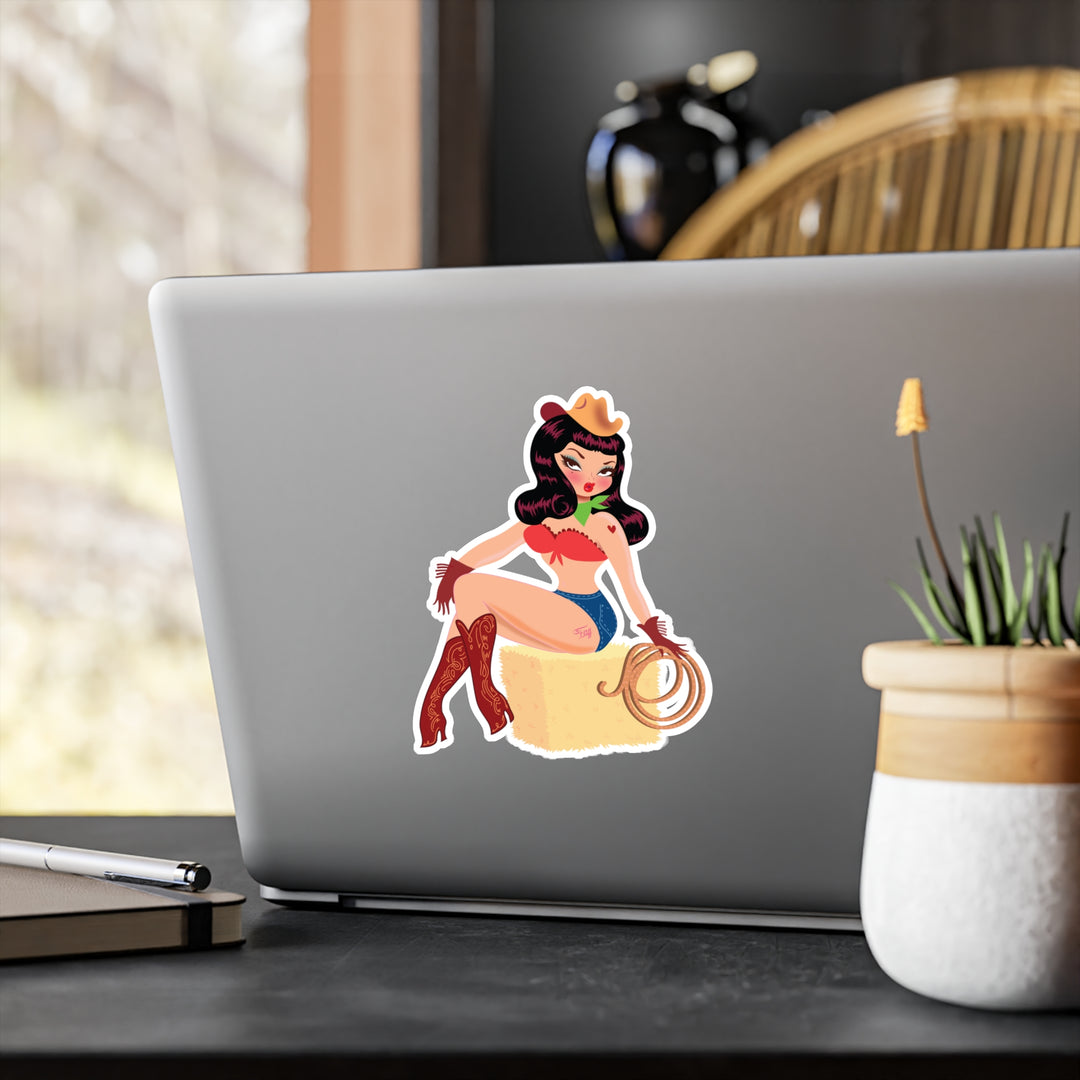 Cowgirl • Kiss-Cut Vinyl Decal