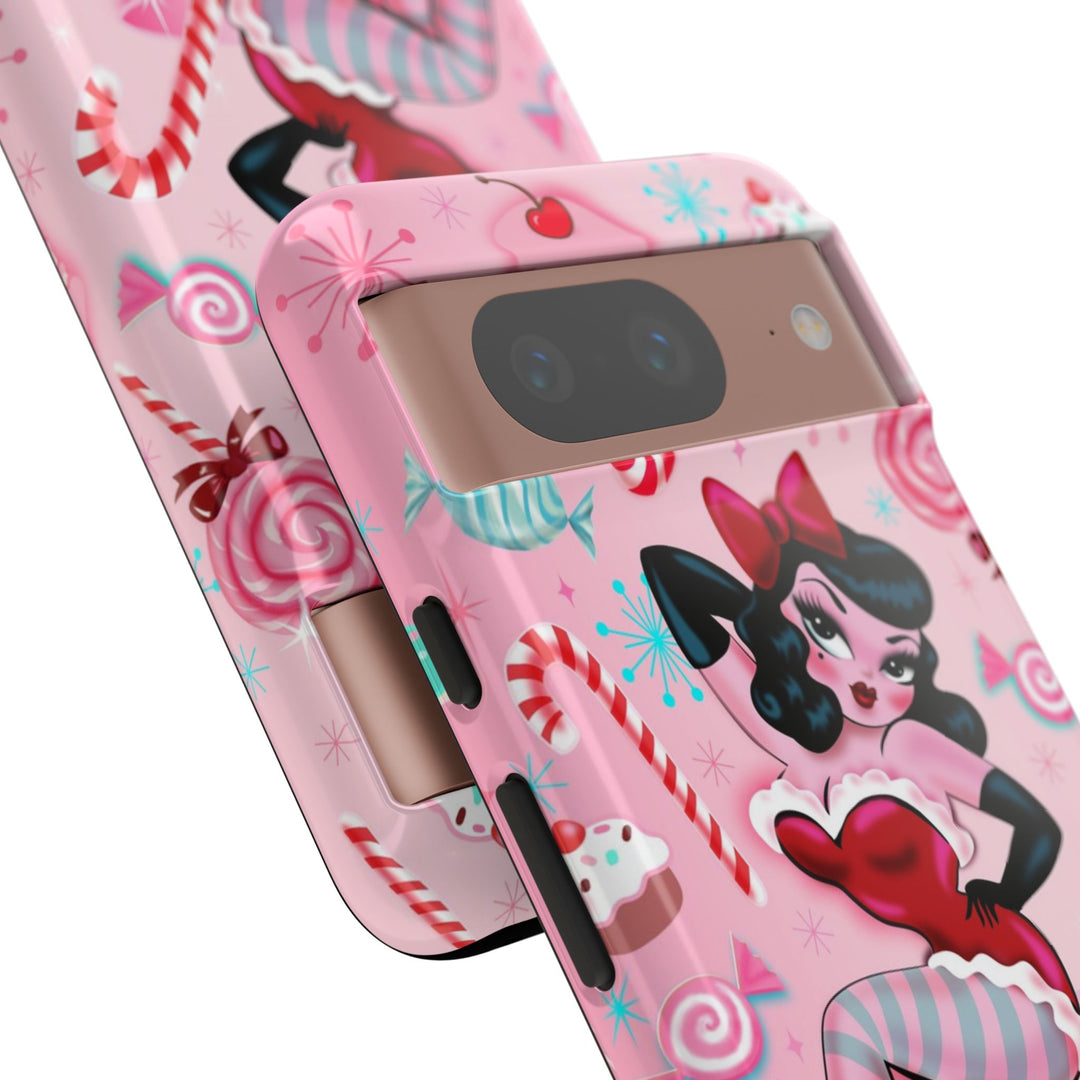 Candy Cane Martini Girl • Case Mate Galaxy S7 & S9 Slim Phone Case