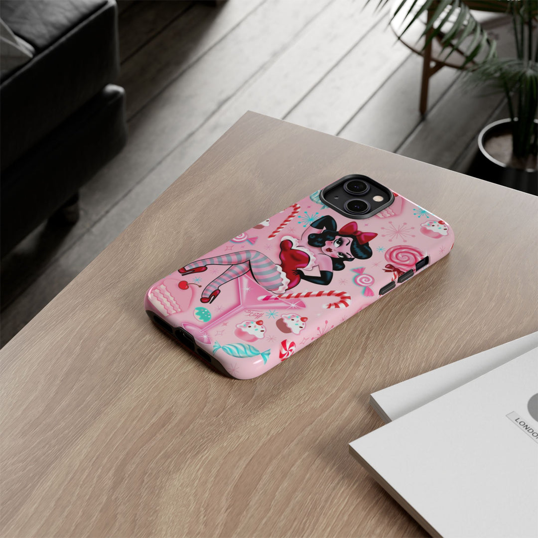 Candy Cane Martini Girl • Case Mate Galaxy S7 & S9 Slim Phone Case