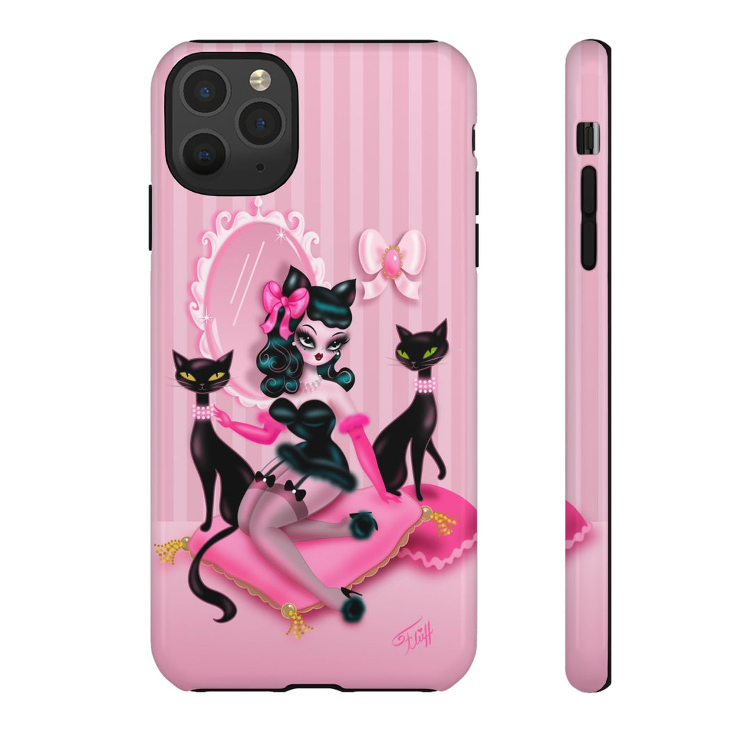 Kitten Boudoir Doll • Tough Phone Case