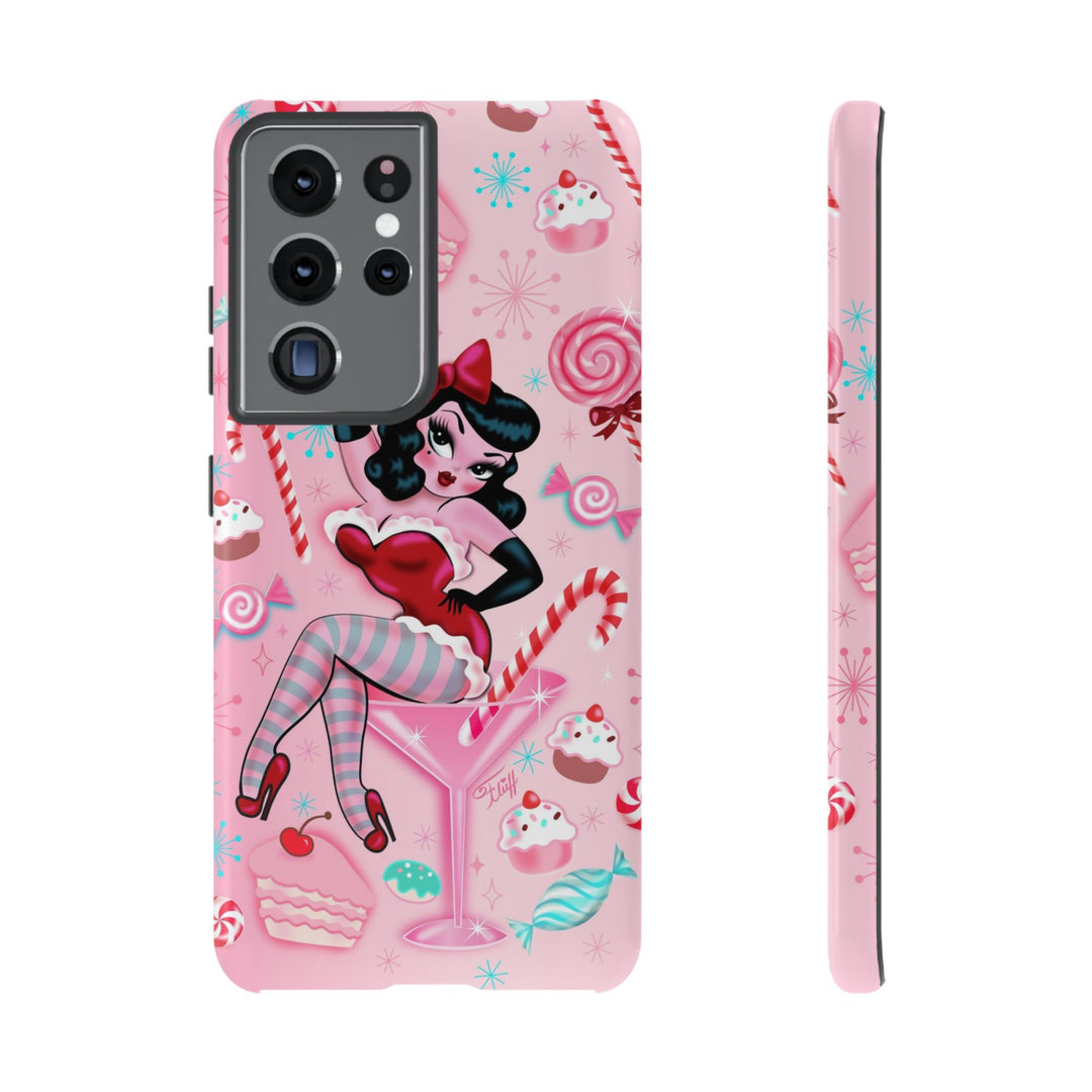 Candy Cane Martini Girl • Case Mate Galaxy S7 & S9 Slim Phone Case