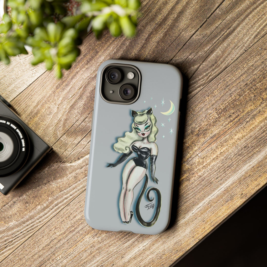 Blonde Cat Girl • Tough Phone Case